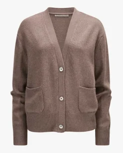 Cashmere-Strickjacke