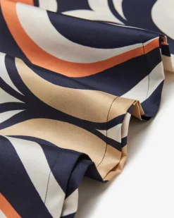 Chemise Swing Seidenkleid