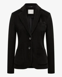 Cordblazer Slim Fit aus Baumwoll-Mix