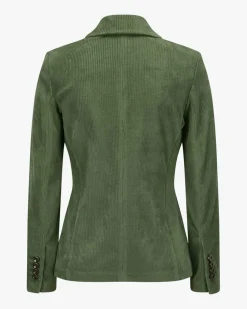 Cordblazer Slim Fit aus Baumwoll-Mix