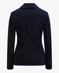 Cordblazer Slim Fit aus Baumwoll-Mix