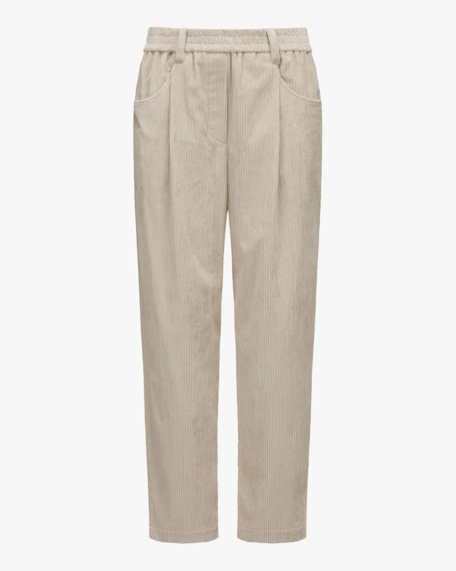 7/8-Cordhose aus Baumwolle