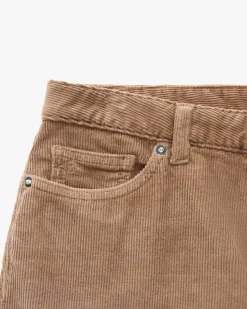 7/8-Cordhose aus Baumwoll-Mix