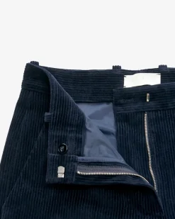 7/8-Cordhose aus Baumwoll-Mix