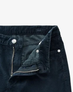 7/8-Cordhose aus Baumwoll-Mix