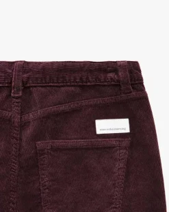 7/8-Cordhose aus Baumwoll-Mix