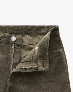 7/8-Cordhose aus Baumwoll-Mix