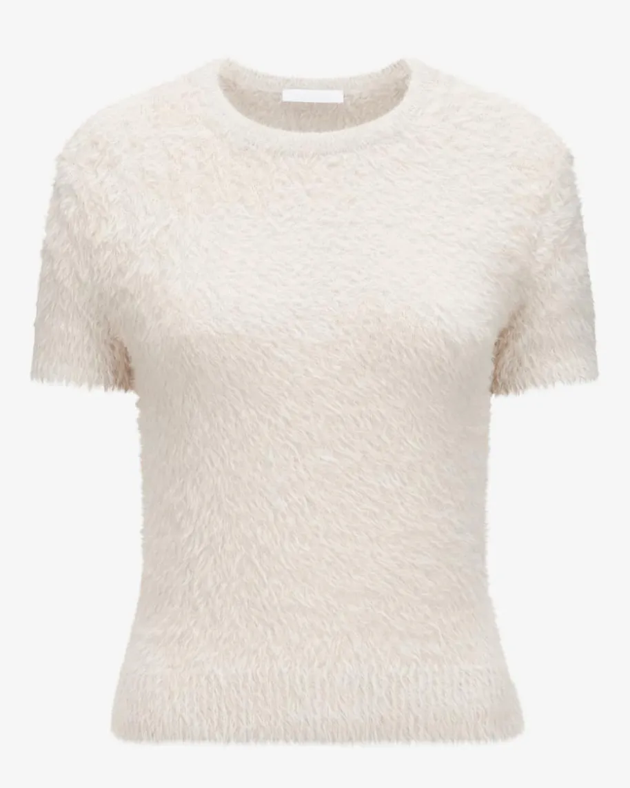 Crop Eyelash Strickshirt