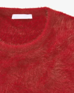 Crop Eyelash Strickshirt