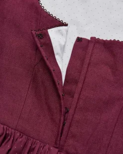 Dirndl lang mit Schürze