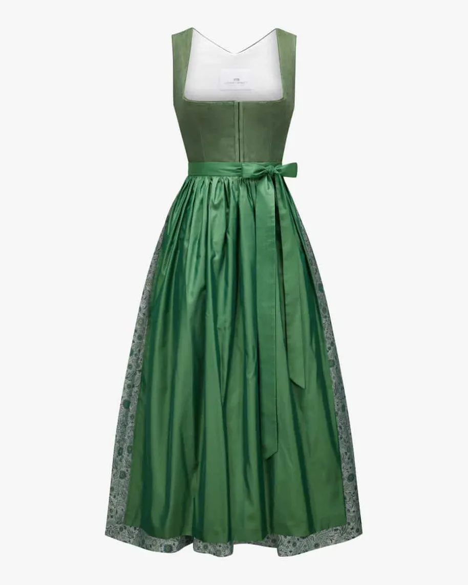 Dirndl lang mit Schürze