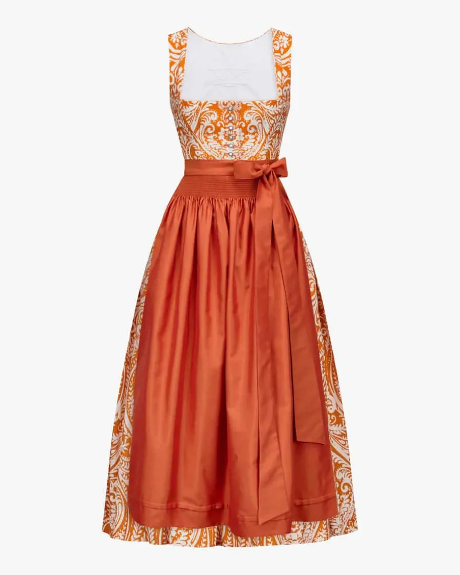 Dirndl lang mit Schürze