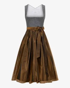 Dirndl lang mit Schürze