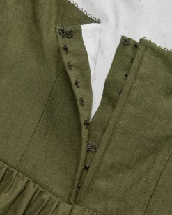 Dirndl lang mit Schürze