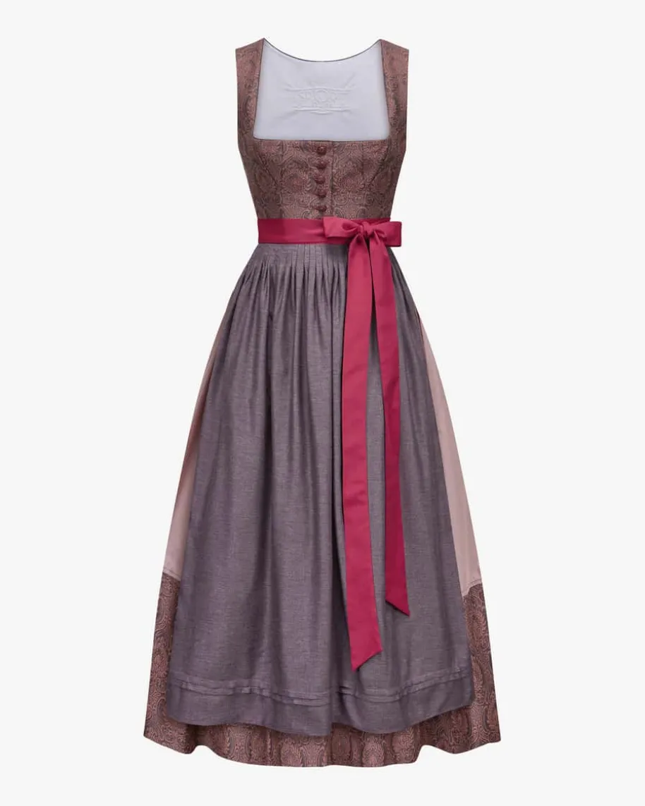 Dirndl lang mit Schürze