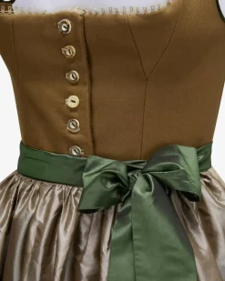 Dirndl lang mit Seidenschürze