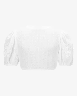 Dirndlbluse Semi-Transparent