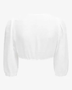 Dirndlbluse Semi-Transparent