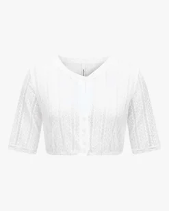 Dirndlbluse Semi-Transparent