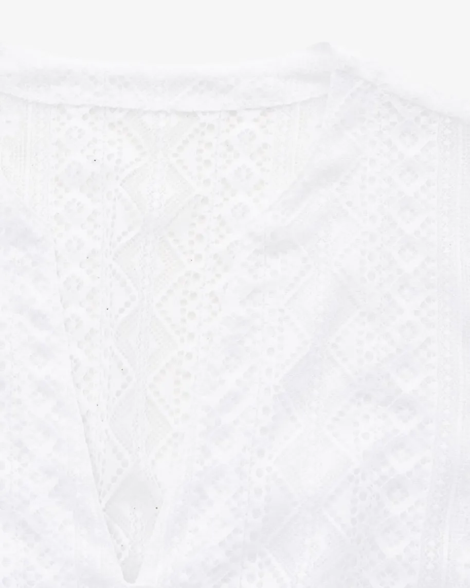 Dirndlbluse Semi-Transparent