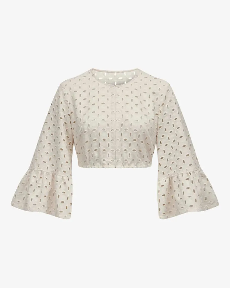 Dirndlbluse Semi-Transparent