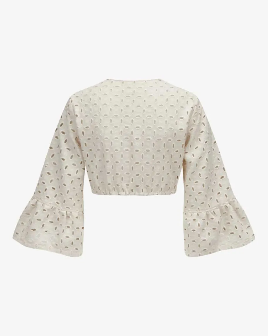 Dirndlbluse Semi-Transparent