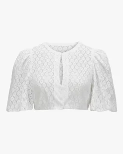 Dirndlbluse Semi-transparent
