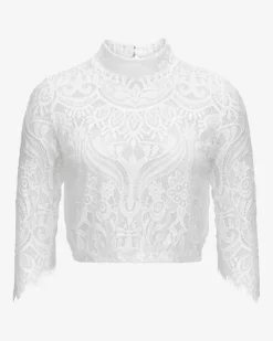 Dirndlbluse Semi-Transparent