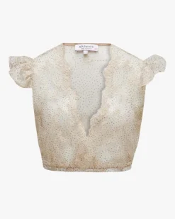 Dirndlbluse Semi-Transparent