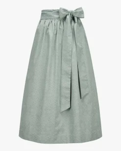 Dirndlschürze lang aus Baumwolle