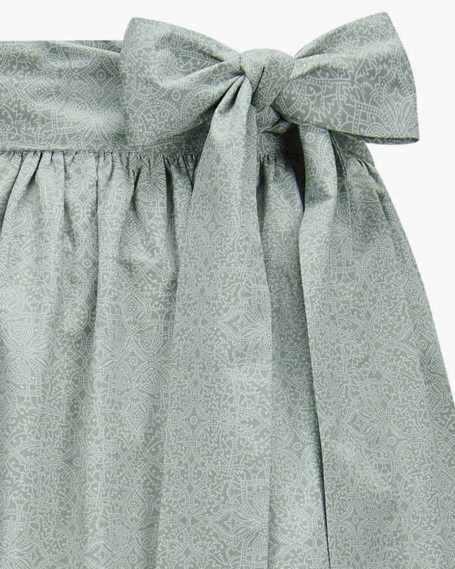 Dirndlschürze lang aus Baumwolle