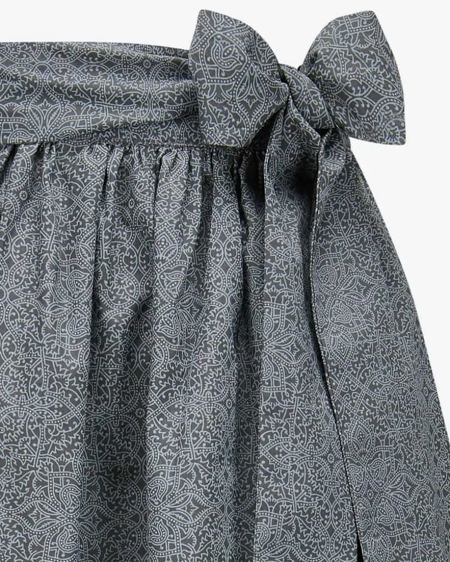 Dirndlschürze lang aus Baumwolle