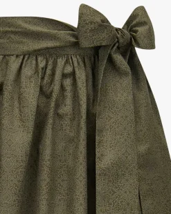 Dirndlschürze lang aus Baumwolle