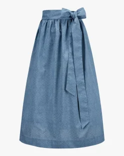 Dirndlschürze lang aus Baumwolle