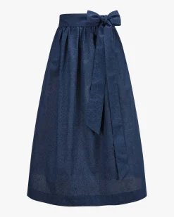 Dirndlschürze lang aus Baumwolle