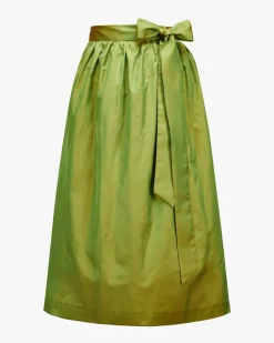 Dirndlschürze lang aus Seiden-Mix