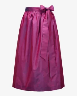 Dirndlschürze lang aus Seiden-Mix