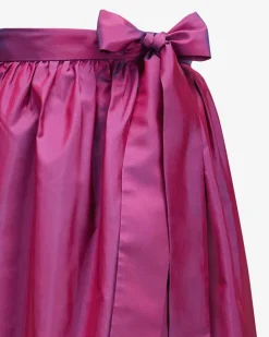 Dirndlschürze lang aus Seiden-Mix