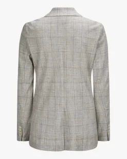 Doppelreiher-Blazer aus Baumwoll-Mix