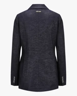 Doppelreiher-Blazer aus Schurwoll-Mix
