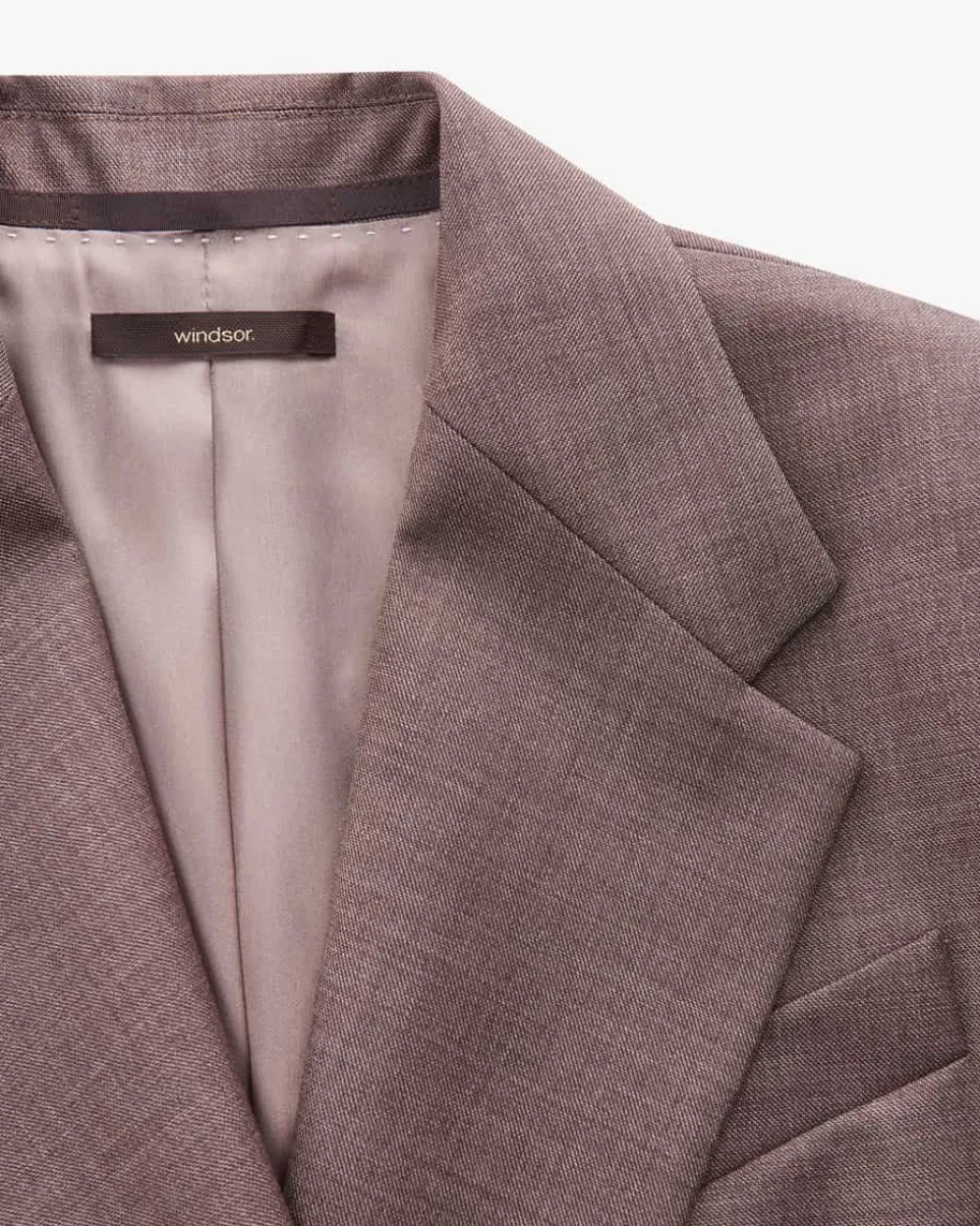 Doppelreiher-Blazer aus Schurwolle