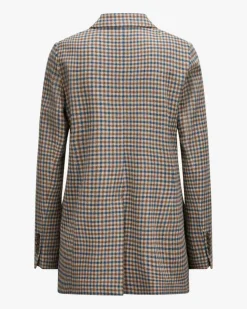 Doppelreiher-Blazer aus Schurwolle und Cashmere