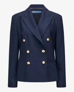 Doppelreiher-Blazer aus Woll-Mix