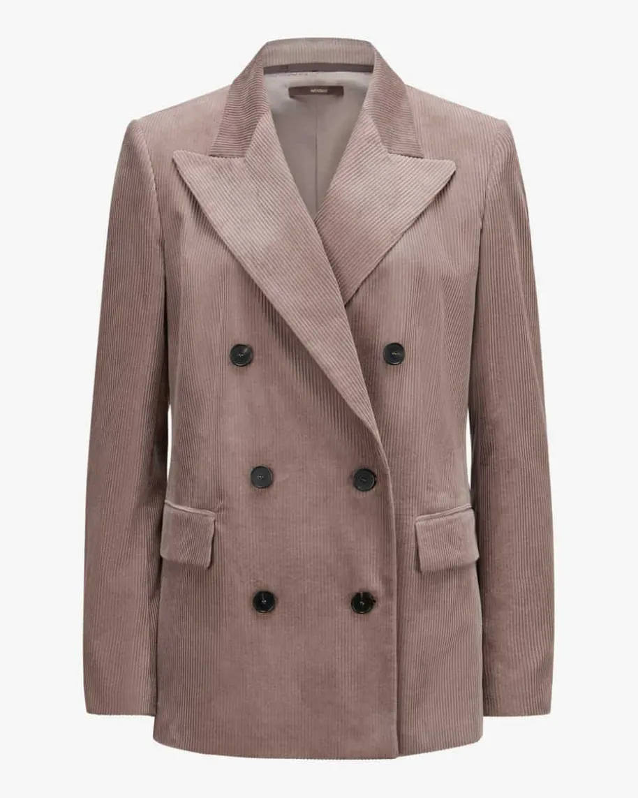 Doppelreiher-Cordblazer aus Baumwolle