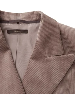 Doppelreiher-Cordblazer aus Baumwolle