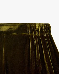 Dusty Samthose aus Viskose und Seide