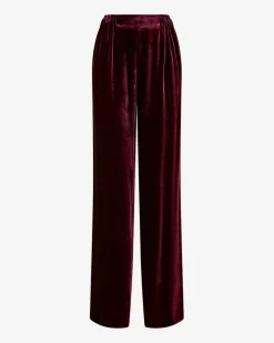 Dusty Samthose aus Viskose und Seide