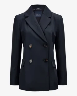 Ester Doppelreiher-Blazer aus Schurwolle