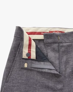 Eziana Hose aus Schurwoll-Leinen-Mix