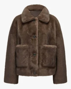 Faje Wende-Kunstfelljacke